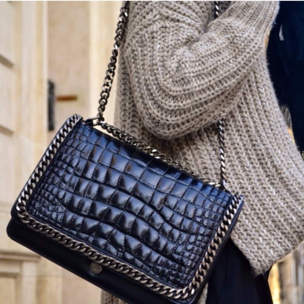 BNWOT Blogger's Fave Zara Chain Crossbody